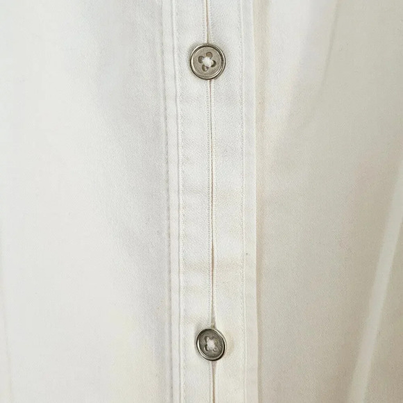 Elie Tahari NWOT Women's Lace Embroidery Button Down Blouse Small‎ Sheer Silk - Picture 7 of 15